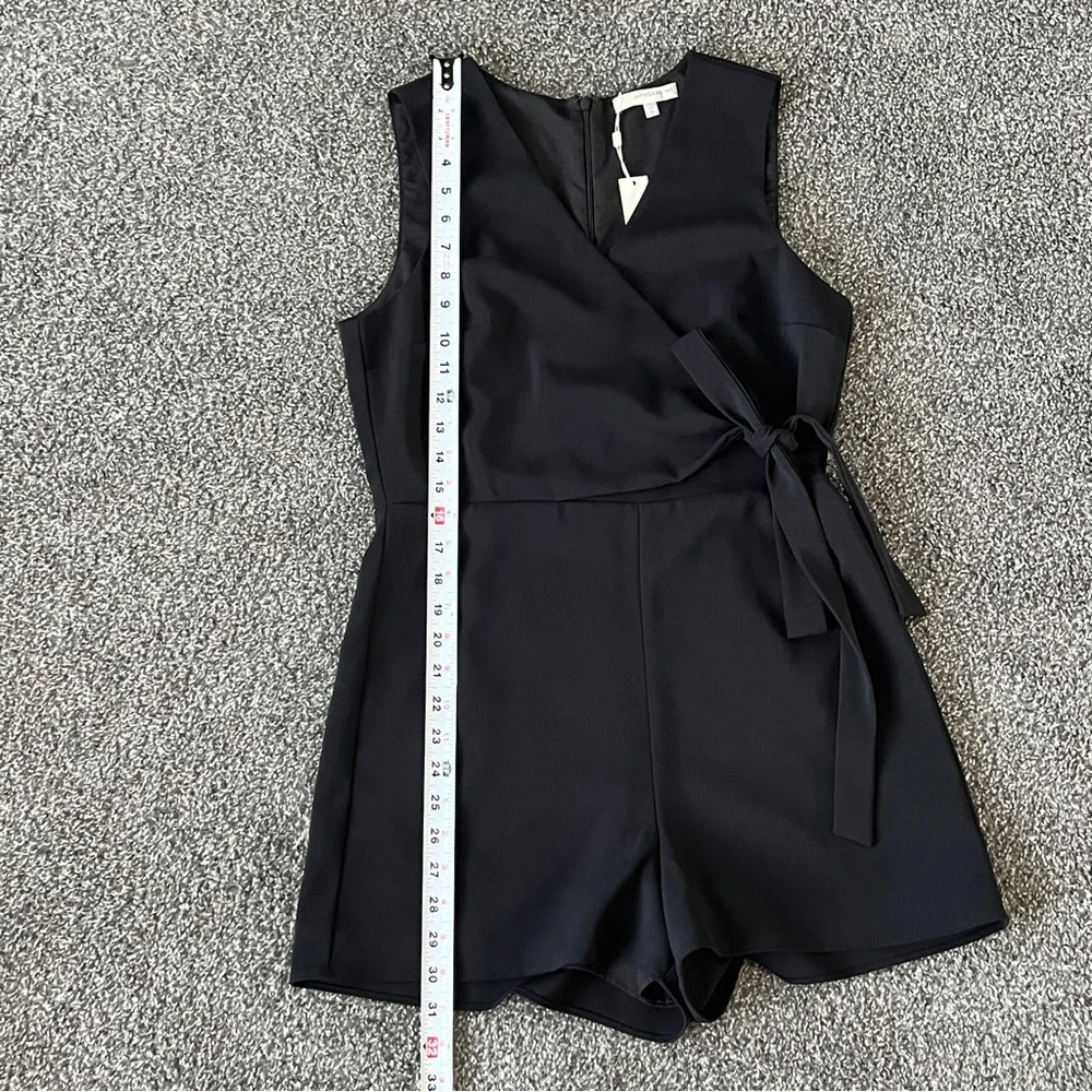 Lavender Brown Black Wrap Jumpsuit Size M - Picture 5 of 8